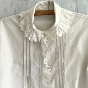 Blouse ancienne à volants c 1900