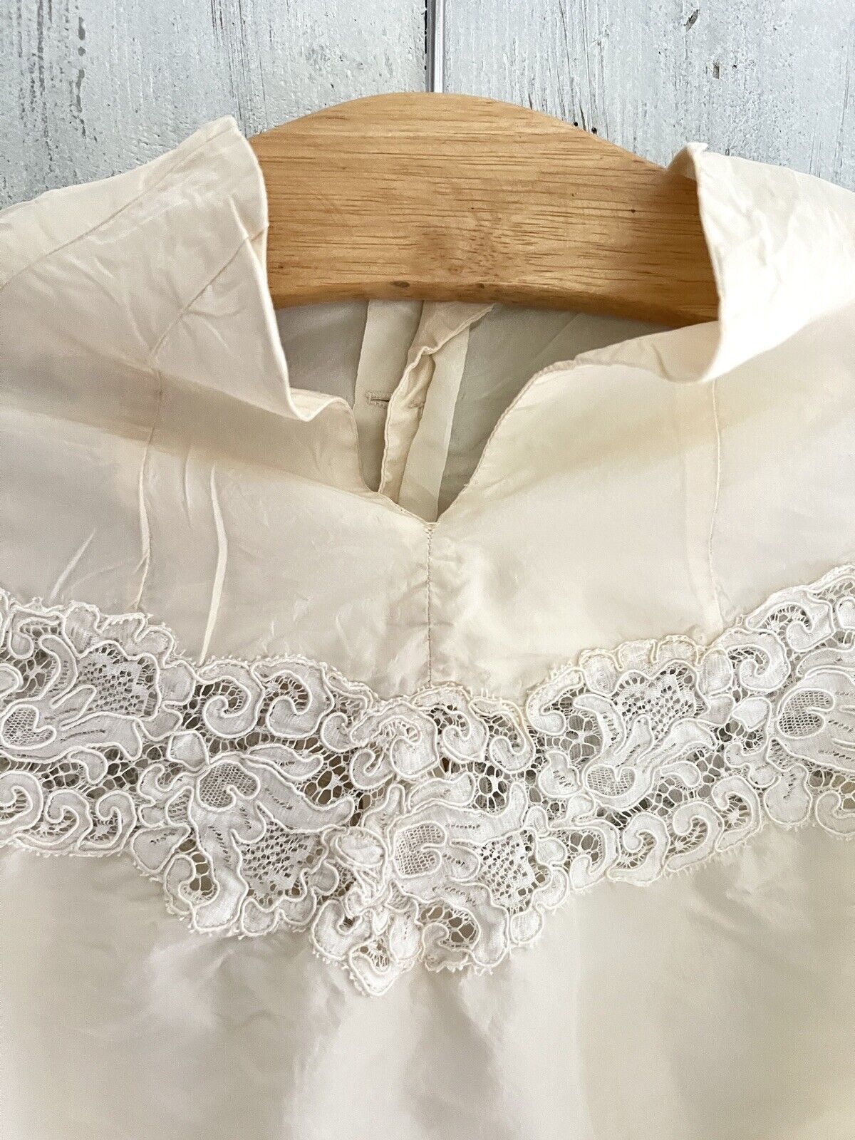 Victorian SILK embroidered BLOUSE c1900