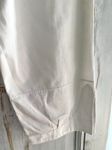 Victorian French MAN open PANTS trouser COTTON B monogram c1900