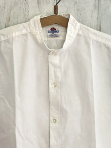 Antique French man WORK WEAR COTTON SHIRT Novaltex c 1950