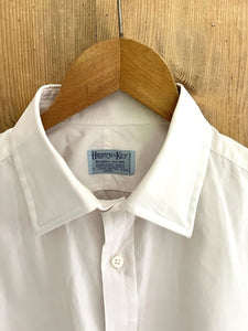 Antique French man COUTURE POPLIN COTTON SHIRT PG mono c 1920