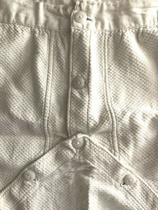 Antique French baby DIAPER cotton NID D’ABEILLE c1900