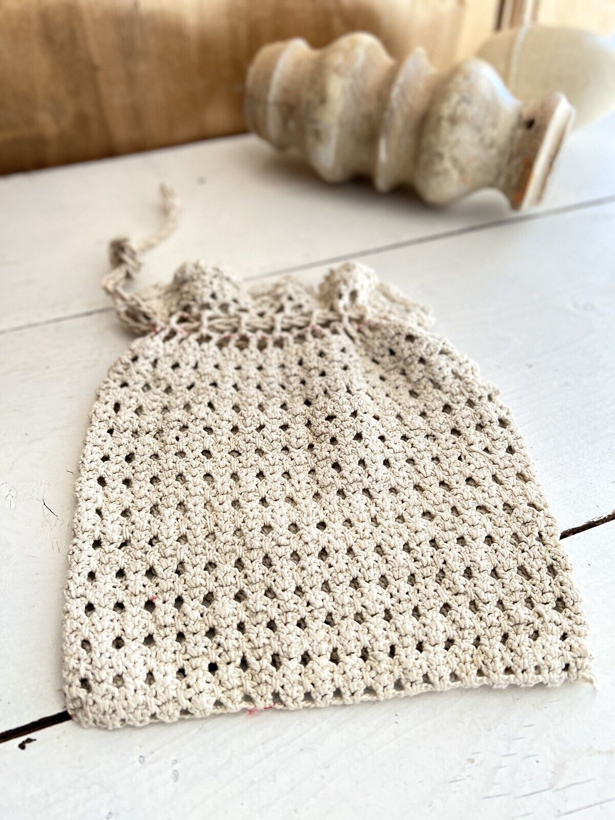 Vintage French CROCHET BAG MINAUDIÈRE c1930