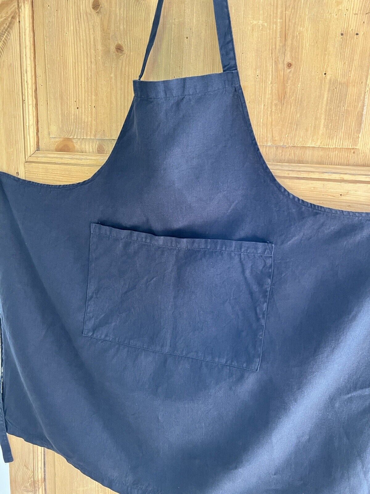 French UPCYCLED linen INDIGO WORK WEAR APRON Les Toiles Blanches