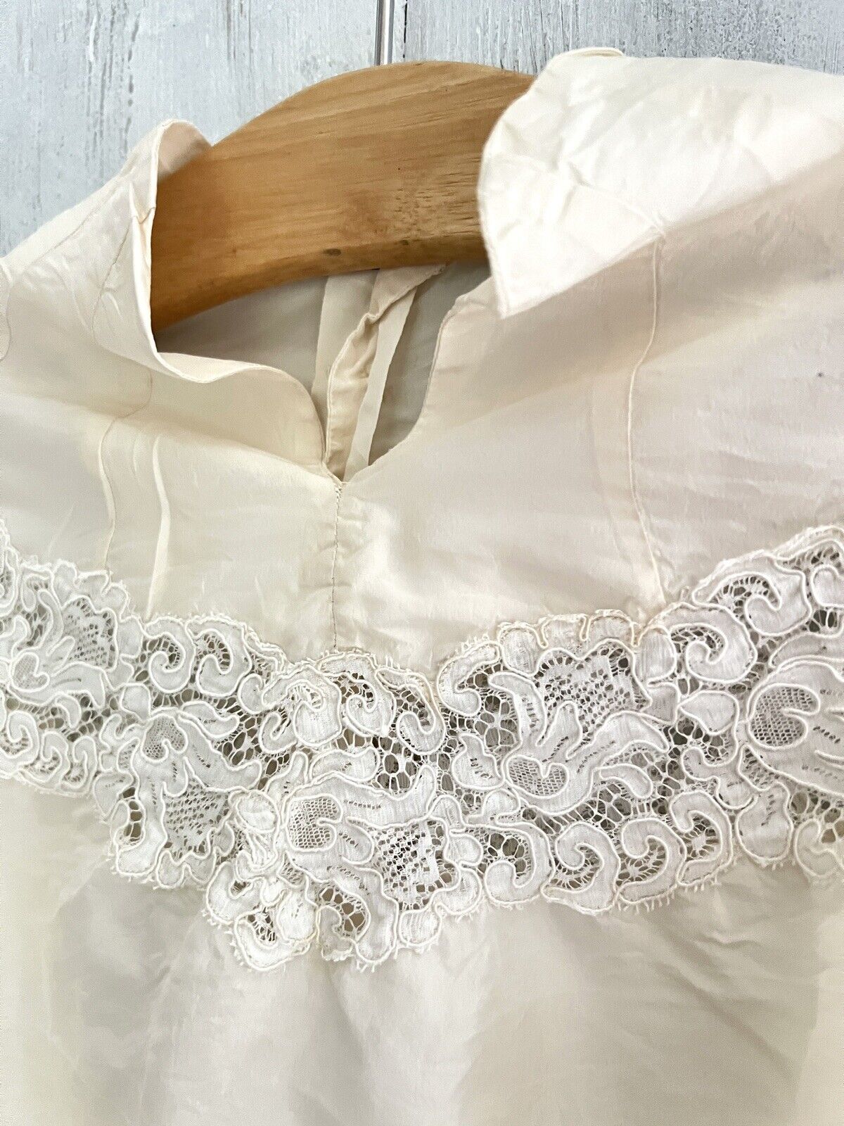 Victorian SILK embroidered BLOUSE c1900