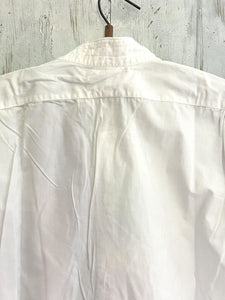 Antique French man WORK WEAR COTTON SHIRT Novaltex c 1950