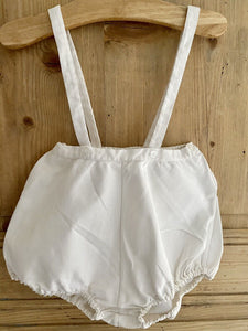 Vintage French CHILD BRACES PANTIES piqué of cotton DOLL c1950