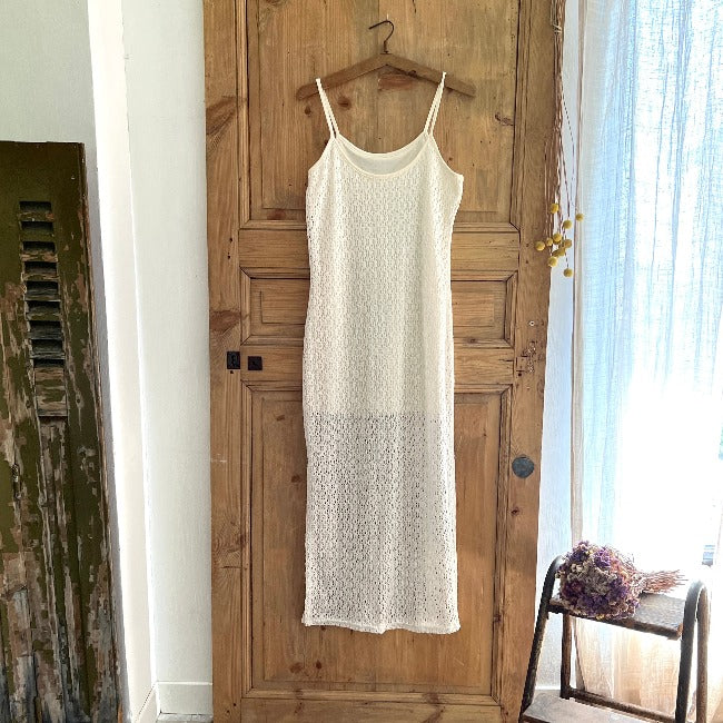 ROBE VINTAGE CROCHET LES TOILES BLANCHES