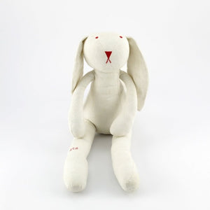 Doudou lapin Alphonse en lin Les Toiles Blanches