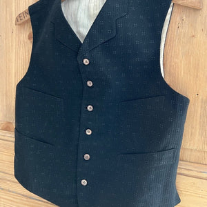 Gilet d'homme ancien c1880 Les Toiles Blanches