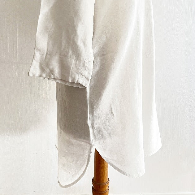chemise lin vintage grand-père les toiles blanches