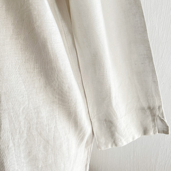 White linen tunic