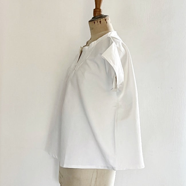 blouse lin ancien les toiles blanches