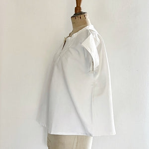 blouse lin ancien les toiles blanches