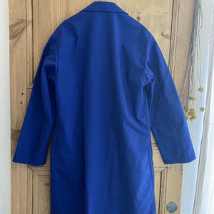 Manteau bleu de travail moleskine 1950 Les Toiles Blanches